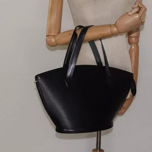 LOUIS VUITTON Epi Saint Jacques Hand Bag Black - Picture 1 of 16